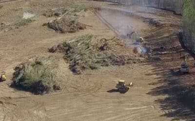 Using Air Curtain Burners For Grading And Land Clearing